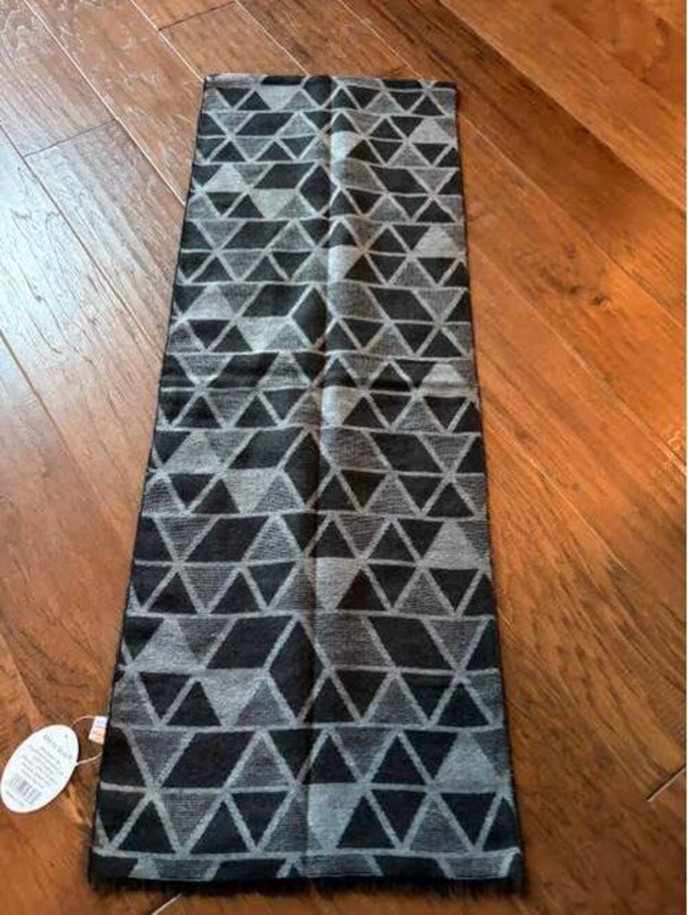 FC Geometric Pattern Polyester Scarf